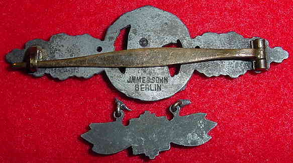 Silver U-Boat Front Clasp by Schwerin