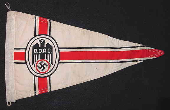 Nazi DDAC Vehicle Pennant