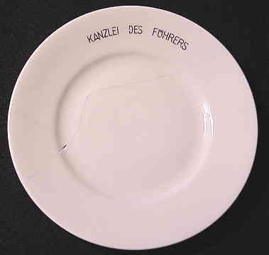 Kanzlei des Fuhrers Porcelain Plate