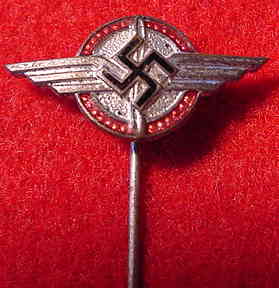 Nazi DLV Member’s Stickpin Badge