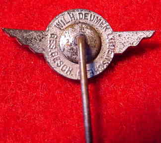 Nazi DLV Member’s Stickpin Badge