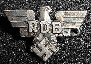 Nazi Reichsbund der Deutschen Beamten Member’s Badge