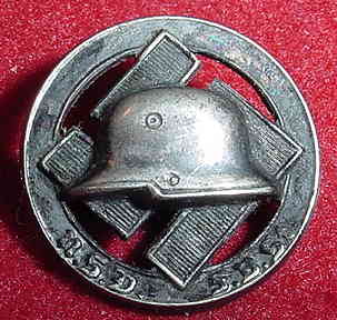 Nazi Stahlhelm Badge